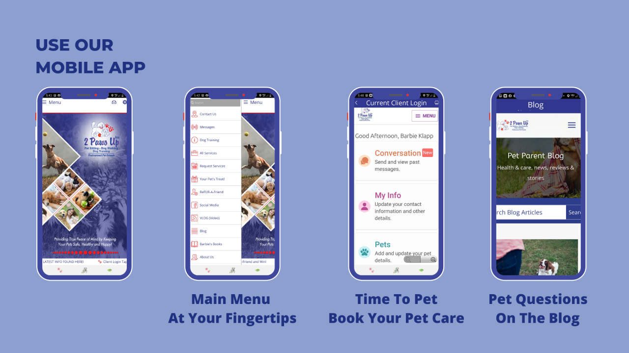 2 Paws Up Inc. Pet Sitting, Dog Walking & Dog Training Service in